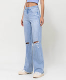 Left 45 degrees product image of Western Promise - 90's Vintage Flare Jeans
