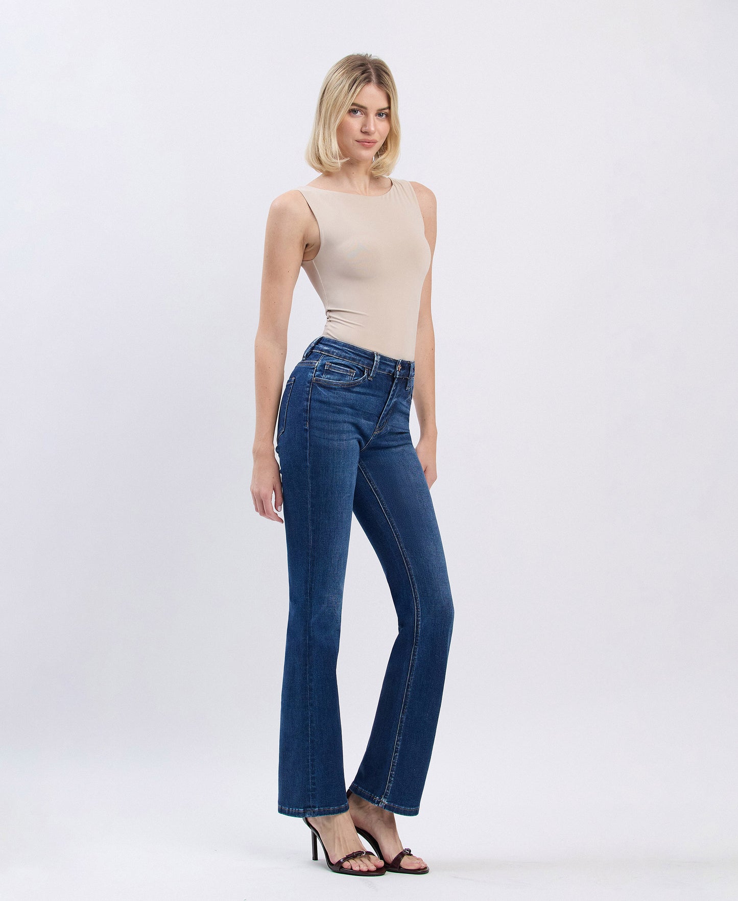 Right 45 degrees product image of Little Sunshine - High Rise Bootcut Jeans