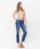 Right 45 degrees product image of Delicate - High Rise Slim Straight Jean