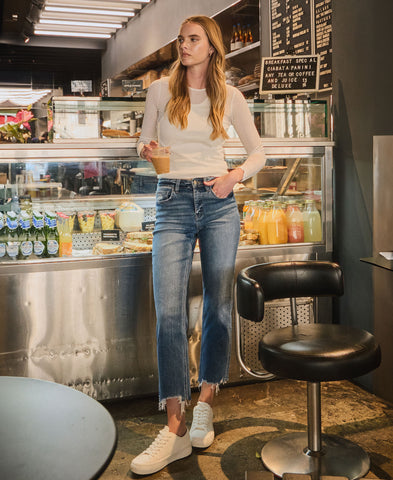 Editorial image of Gallant - High Rise Regular Straight Jeans