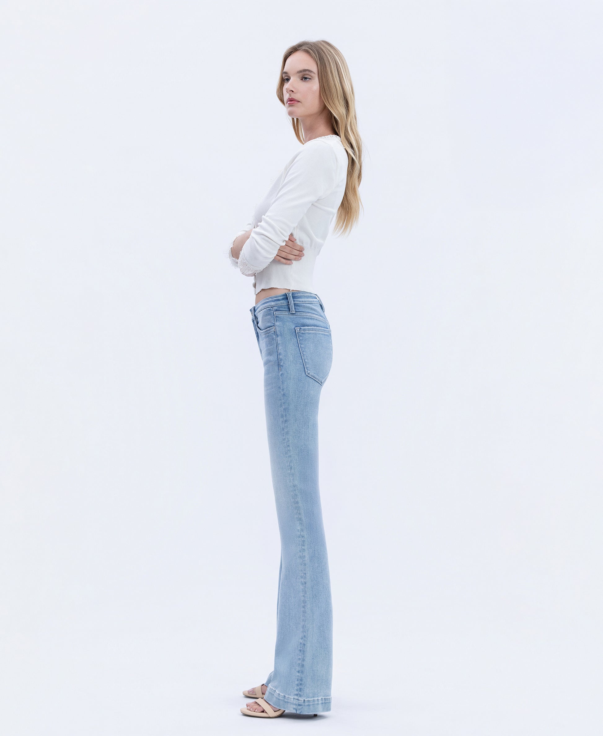 Left side product images of Legendary - Mid Rise Bootcut Jeans