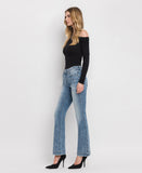 Left 45 degrees product image of Mount Bruce - Mid Rise Bootcut Jeans