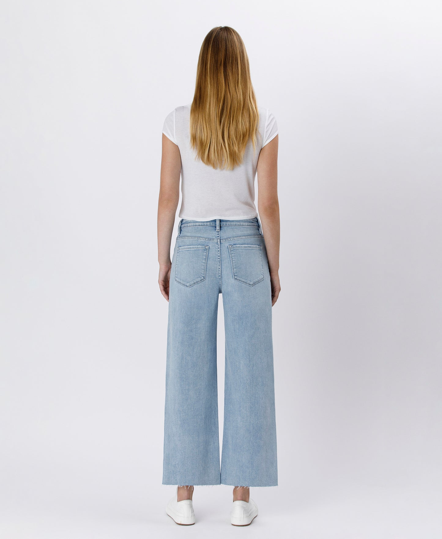 Back product images of Ben Rinnes - High Rise Wide Leg Jeans