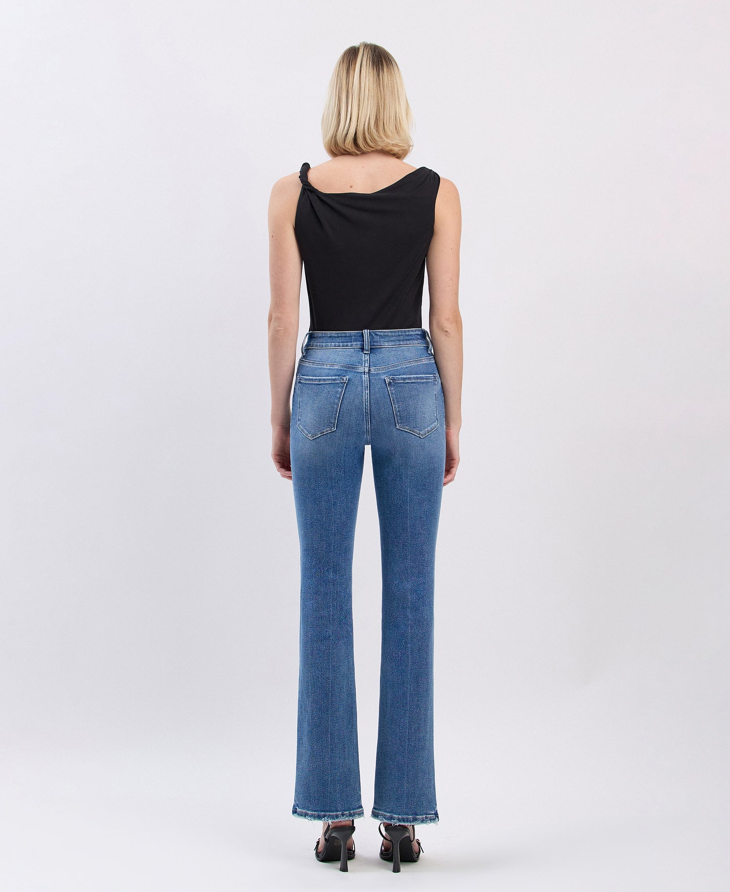 Back product images of Allison - High Rise Full Length Bootcut Jeans