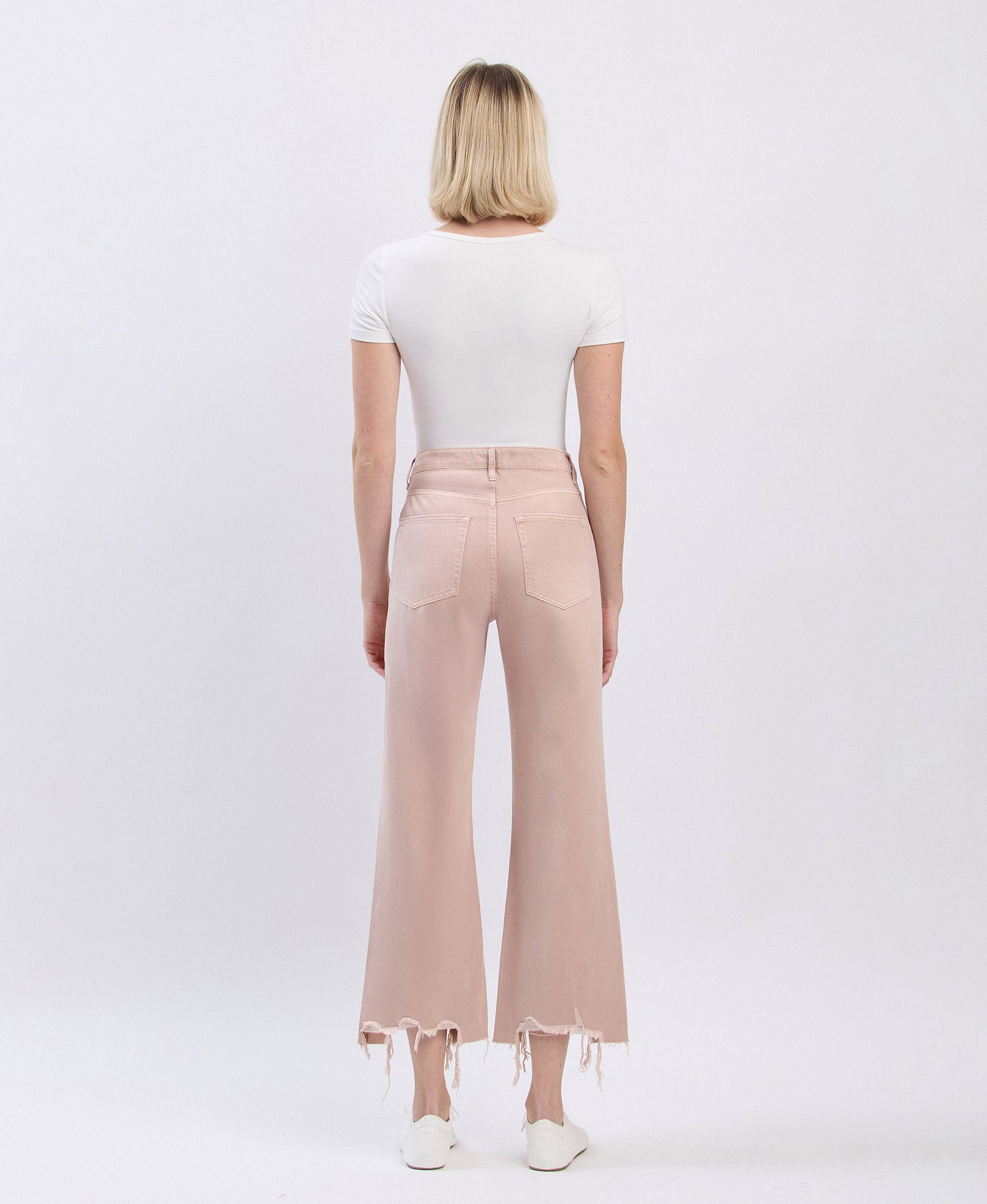 Back product images of July Song - Super High Rise 90's Vintage Cropped Flare Jeans