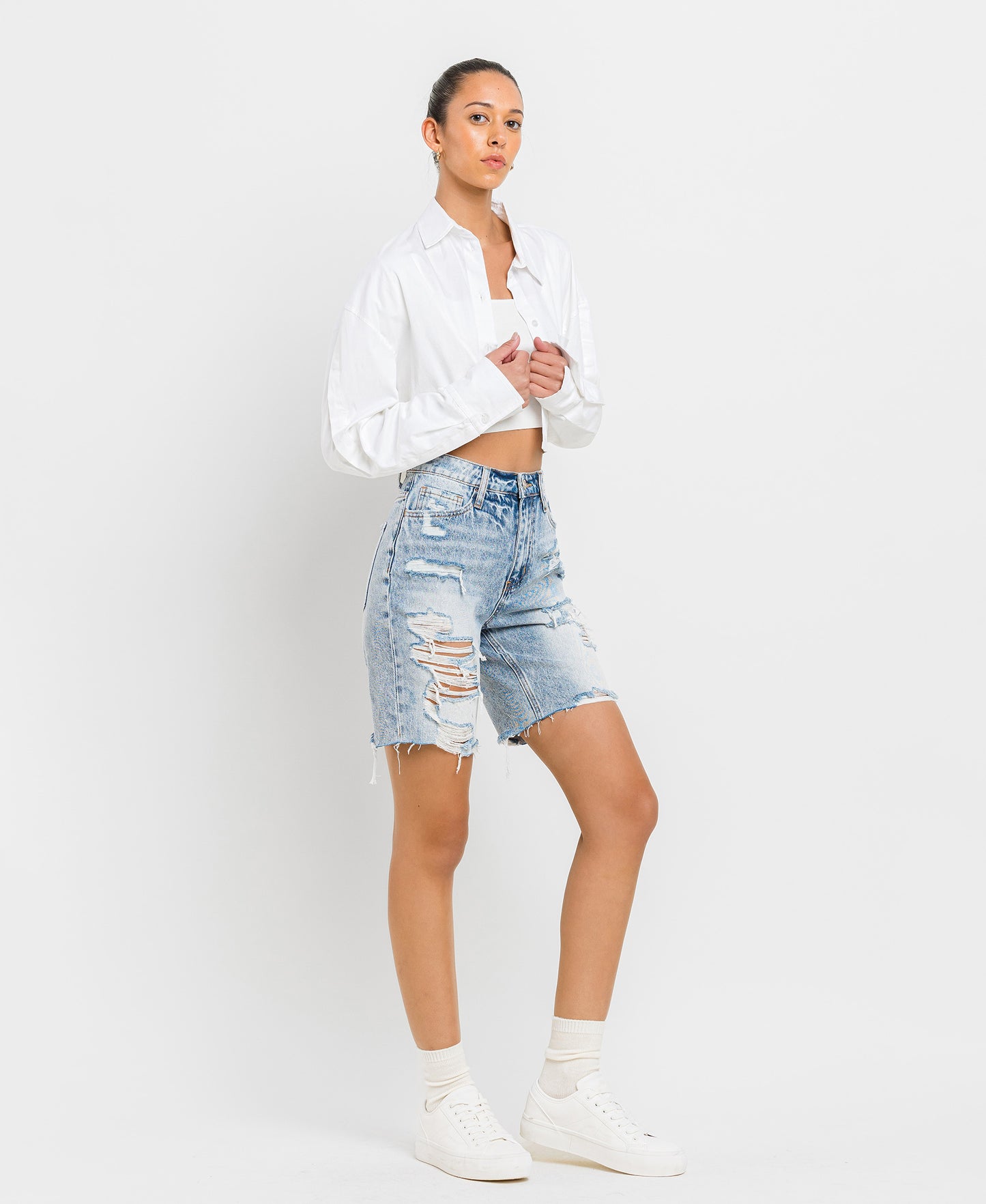 Right 45 degrees product image of Amici - Super High Rise Biker Shorts