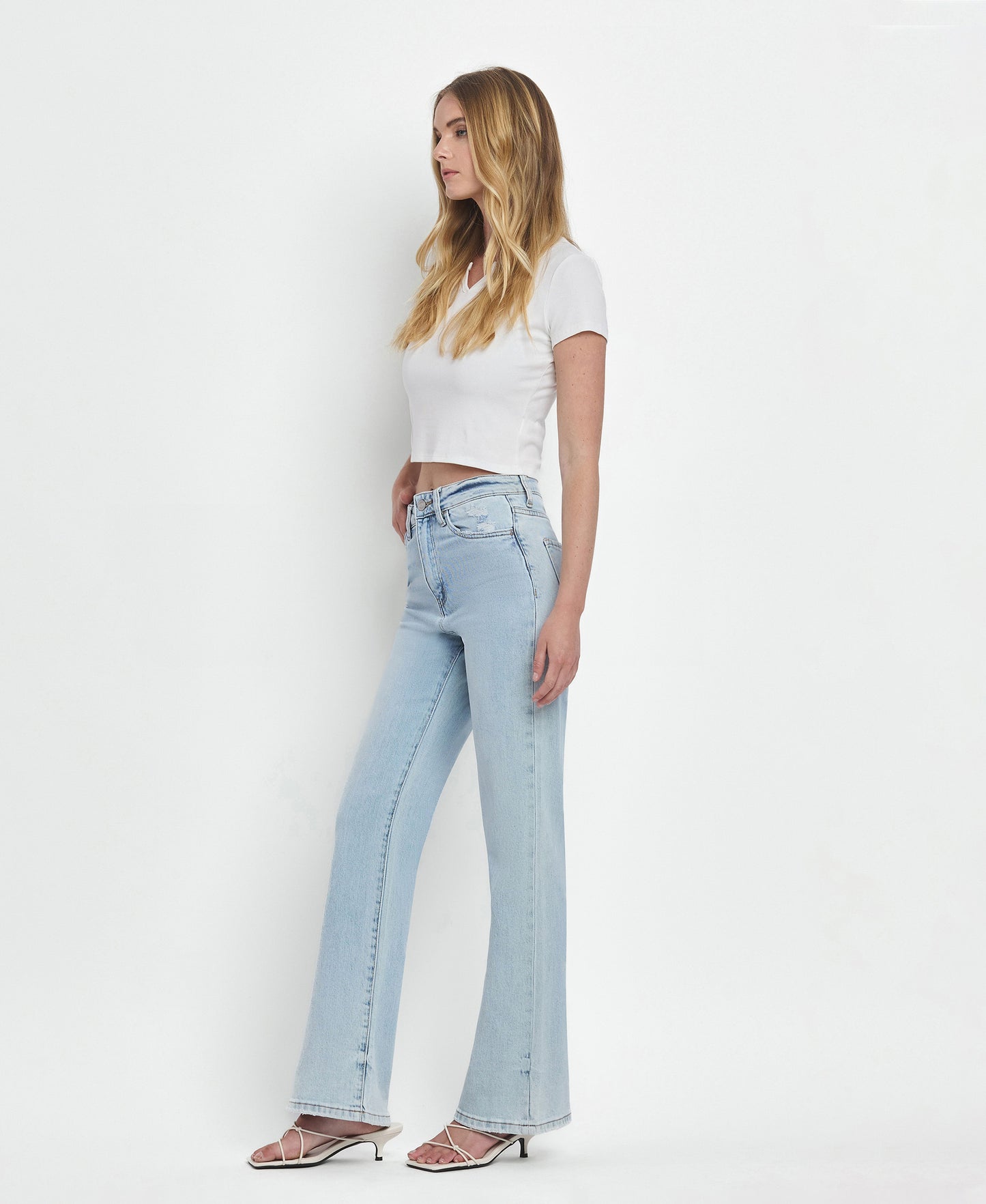 Left 45 degrees product image of Cogenial - Super High Rise 90's Vintage Flare Jeans