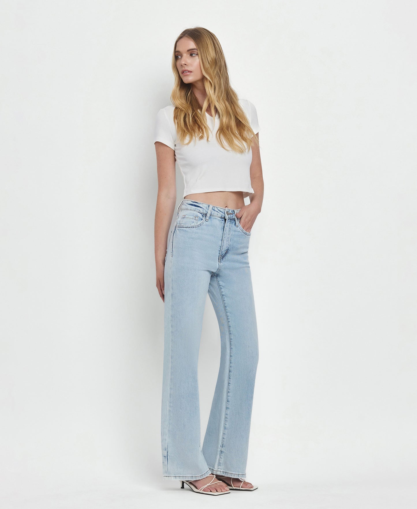 Right 45 degrees product image of Cogenial - Super High Rise 90's Vintage Flare Jeans