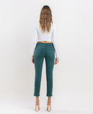 Back product images of Balsam - High Rise Crop Slim Straight Jeans