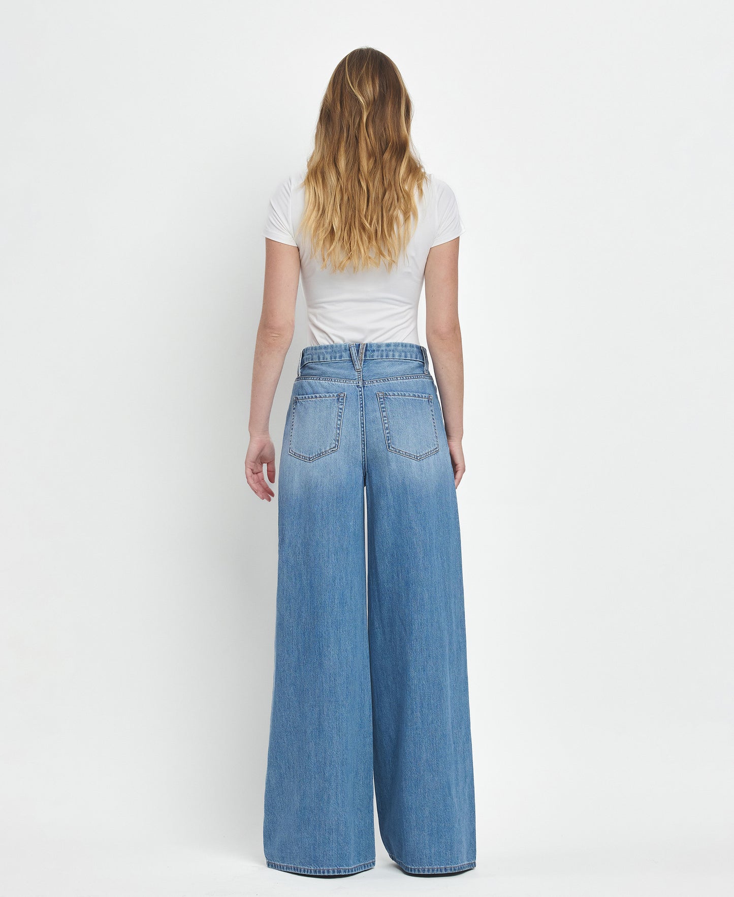 Back product images of Kudos - Super High Rise Wide Leg Jeans Success