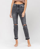 Front product images of Thrills - High Rise Released Hem Straight Jeans