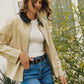 editorial image of Medium Wash - High Rise Super Soft Cuffed Denim Shorts