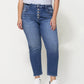 Front product images of Rivers - Plus Button Up Stretch Mom Jeans