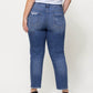 Back product images of Rivers - Plus Button Up Stretch Mom Jeans