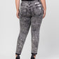 Back product images of Morning Light - Plus Mid Rise Distressed Crop Skinny