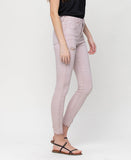 Right side product images of Peony - High Rise Crop Skinny Denim Jeans