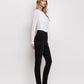 Right 45 degrees product image of Washed Black - Super High Rise Ankle Skinny Jeans