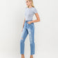 Left 45 degrees product image of Scratch - Stretch Mom Jeans