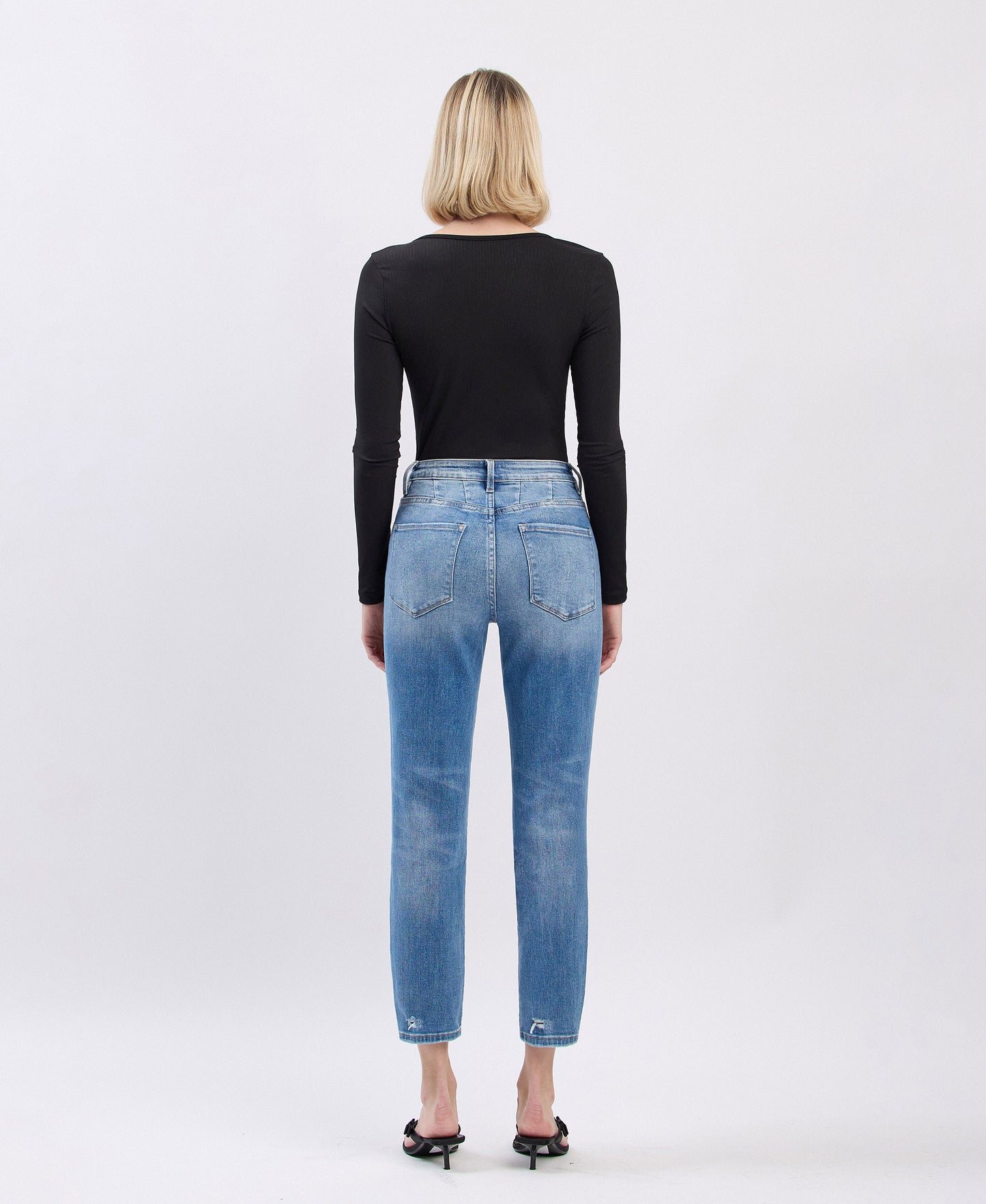 Back product images of Scratch - Stretch Mom Jeans