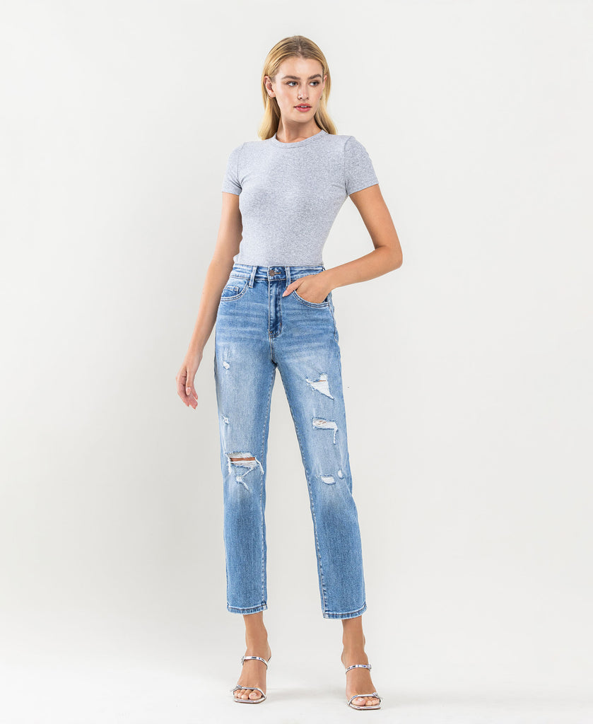 Front product images of Scratch - Stretch Mom Jeans