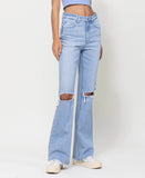 Right 45 degrees product image of Western Promise - 90's Vintage Flare Jeans