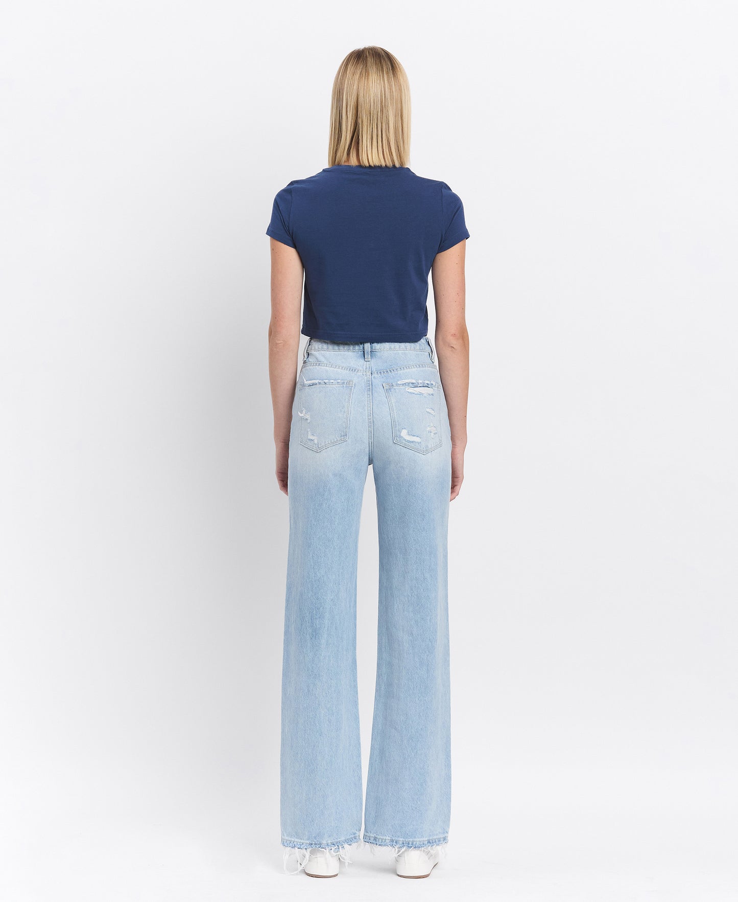 Back product images of Western Promise - Super High Rise 90's Vintage Flare Jeans