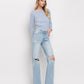 Left 45 degrees product image of Sunny Plains - 90's Vintage Flare Denim Jeans