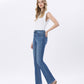 Left side product images of Walking on Sunshine - High Rise Stretch Slim Boot Cut Flare Jeans