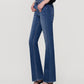 Left side product images of Walking on Sunshine - High Rise Stretch Slim Boot Cut Flare Jeans