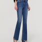 Right 45 degrees product image of Walking on Sunshine - High Rise Stretch Slim Boot Cut Flare Jeans