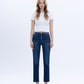 Front product images of Growing Light - Super High Rise Slim Crop Straight Jeans