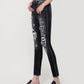 Left side product images of Feel It Still - Distressed High Rise Skinny Jeans