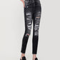 Right 45 degrees product image of Feel It Still - Distressed High Rise Skinny Jeans