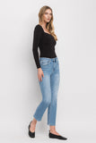 Right 45 degrees product image of Perfect For Now - High Rise Cropped Slim Straight Jeans