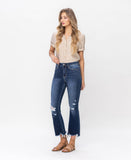 Left side product images of Decumaria - High Rise Crop Flare Jeans