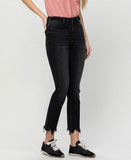 Right 45 degrees product image of In A Bottle - High Rise Slim Straight Jeans