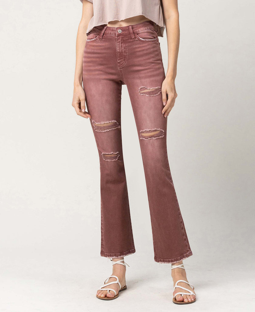 Front product images of Adroitly - High Rise Bootcut Jeans