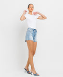 Right 45 degrees product image of Dominate - High Rise Criss Cross Shorts