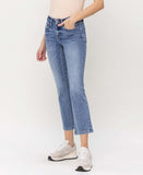 Left 45 degrees product image of Robust - Mid Rise Kick Flare Jeans