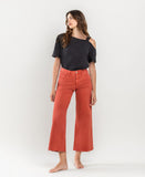 Front product images of Bossa Nova - High Rise Crop Wide Leg Jeans