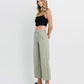 Left 45 degrees product image of Swamp - High Rise Ankle Wide Leg Jeans