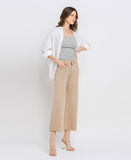 Right 45 degrees product image of Doeskin - High Rise Crop Wide Leg Jeans
