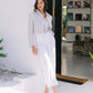 editorial image of Optic White - High Rise Crop Wide Leg Jeans