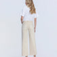 Back product images of White Swan - High Rise Crop Wide Leg Jeans