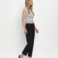 Right 45 degrees product image of Catchy - High Rise Ankle Straight Jeans
