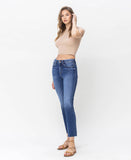 Left 45 degrees product image of Delicate - High Rise Slim Straight Jean