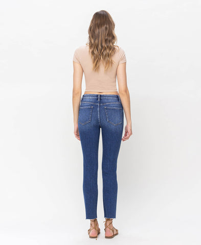 Back product images of Delicate - High Rise Slim Straight Jean