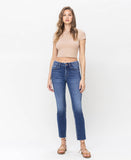 Front product images of Delicate - High Rise Slim Straight Jean