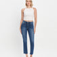 Front product images of Delicate - High Rise Slim Straight Jean