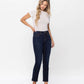 Right 45 degrees product image of Enraptured - High Rise Ankle Slim Straight Jeans